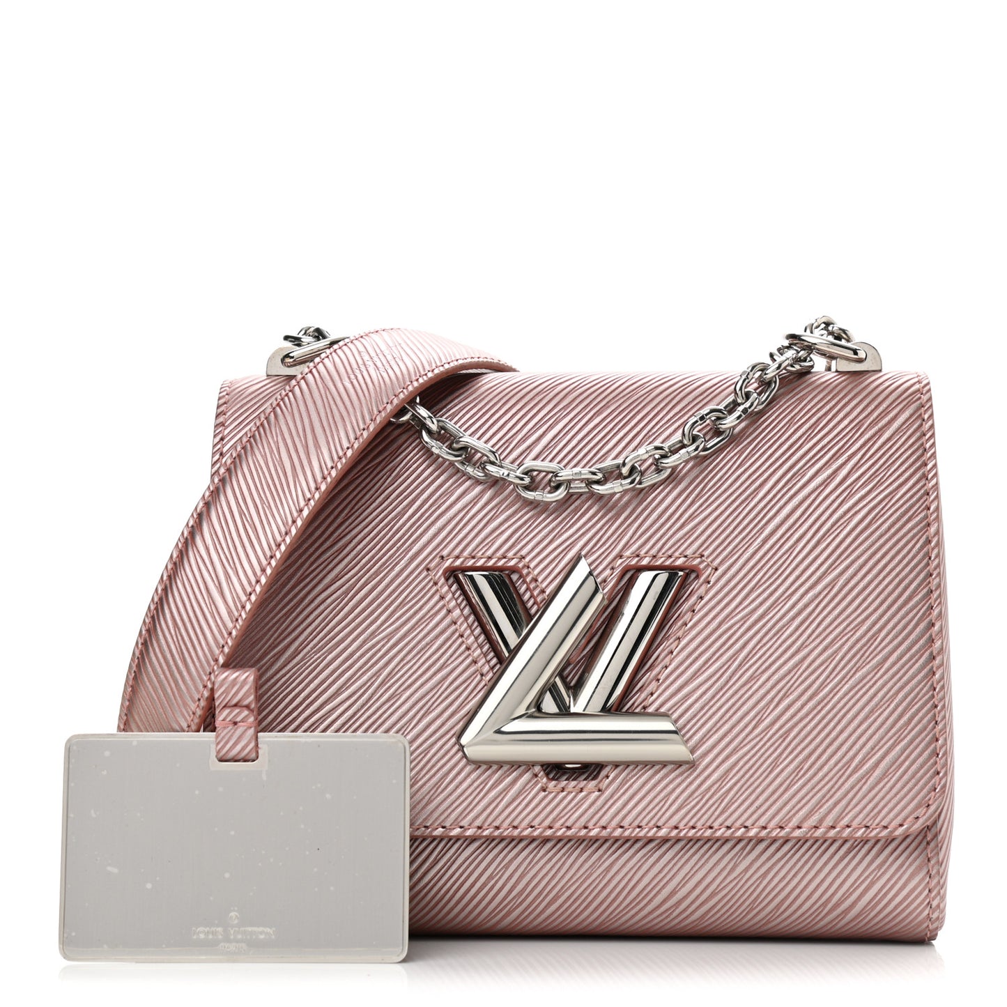 Epi Twist Shoulder Bag PM Rose Gold