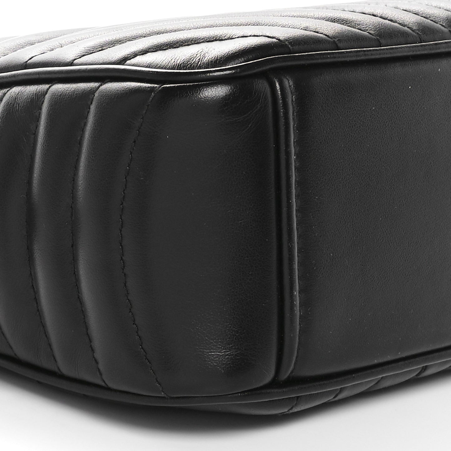 Soft Calfskin Diagramme Camera Bag Black
