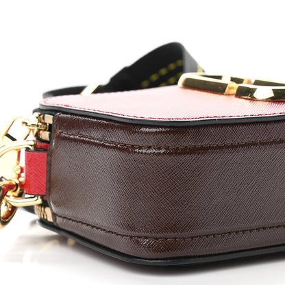 Marc Jacobs Saffiano Small Snapshot Camera Bag Red Multicolor 9 of 10