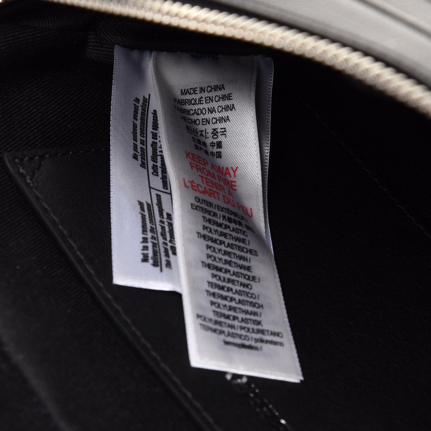 London Check Bum Bag Dark Charcoal