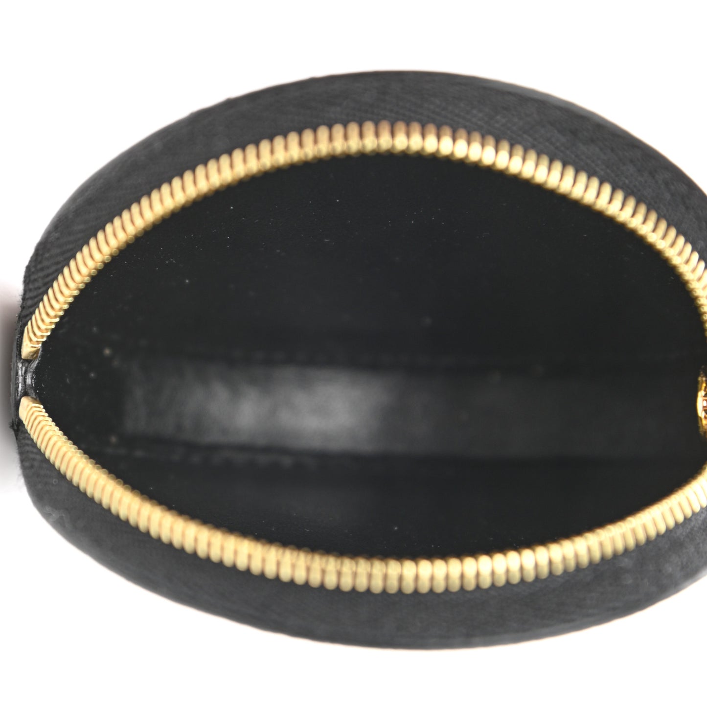 Triomphe Canvas Round Zip Coin Purse