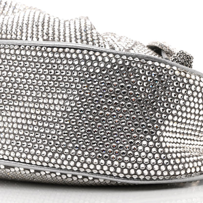 Balenciaga Rhinestone Encrusted Le Cagole Shoulder Bag XS Silver 12 of 12