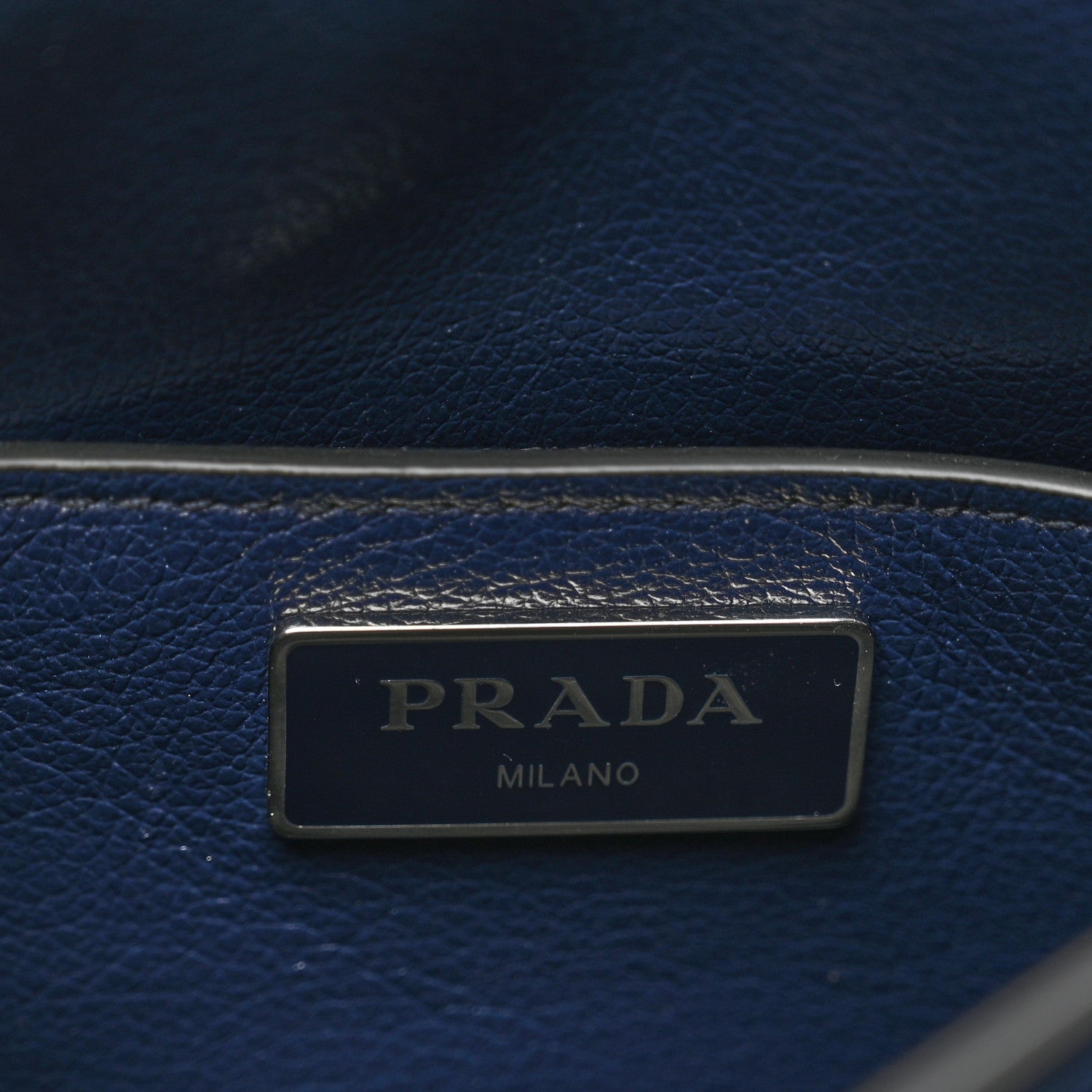 Prada Glace Calf Shoulder Bag Baltico 7 of 10