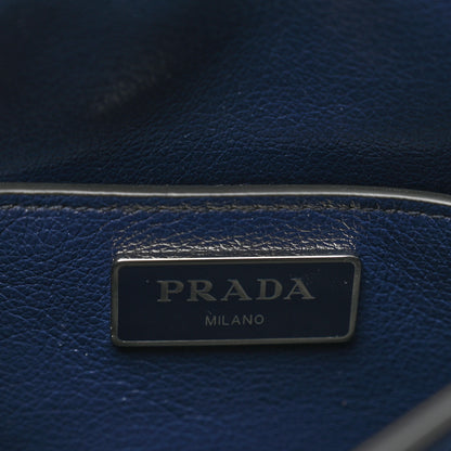 Prada Glace Calf Shoulder Bag Baltico 7 of 10