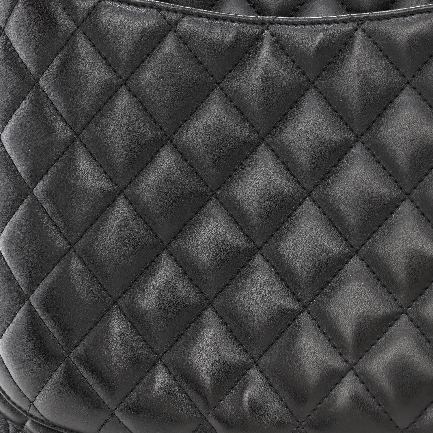 Chanel Calfskin Quilted Large Cambon Tote Black White 18 of 19