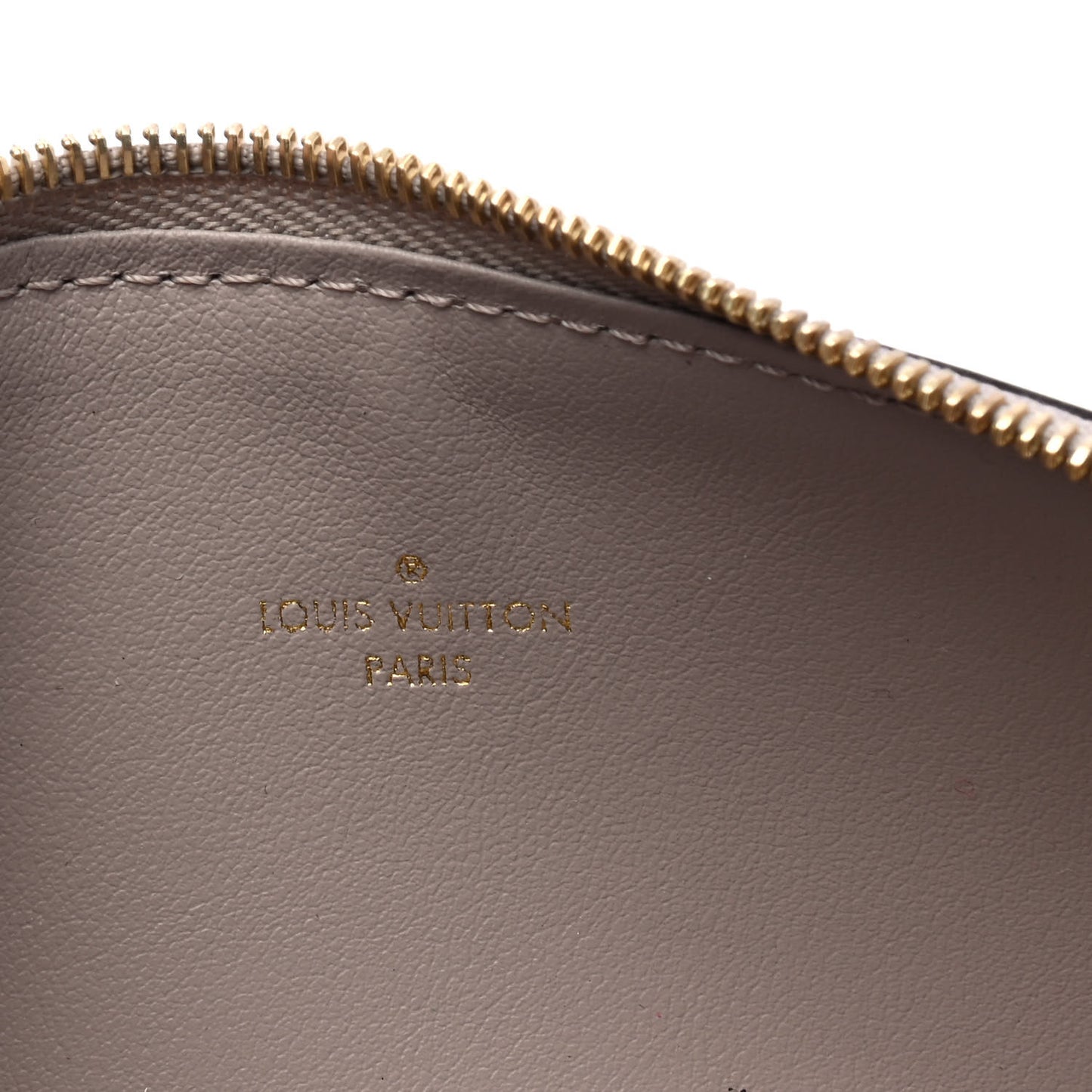 Epi Felicie Chain Wallet Zippered Insert Galet