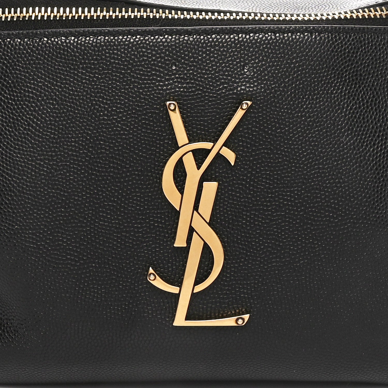 Saint Laurent Grain De Poudre Monogram Belt Bag Black 8 of 10