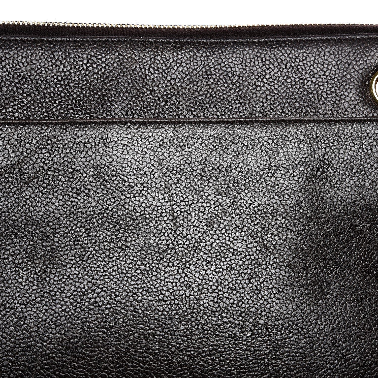 Chanel Caviar CC Shoulder Bag Dark Brown 13 of 14