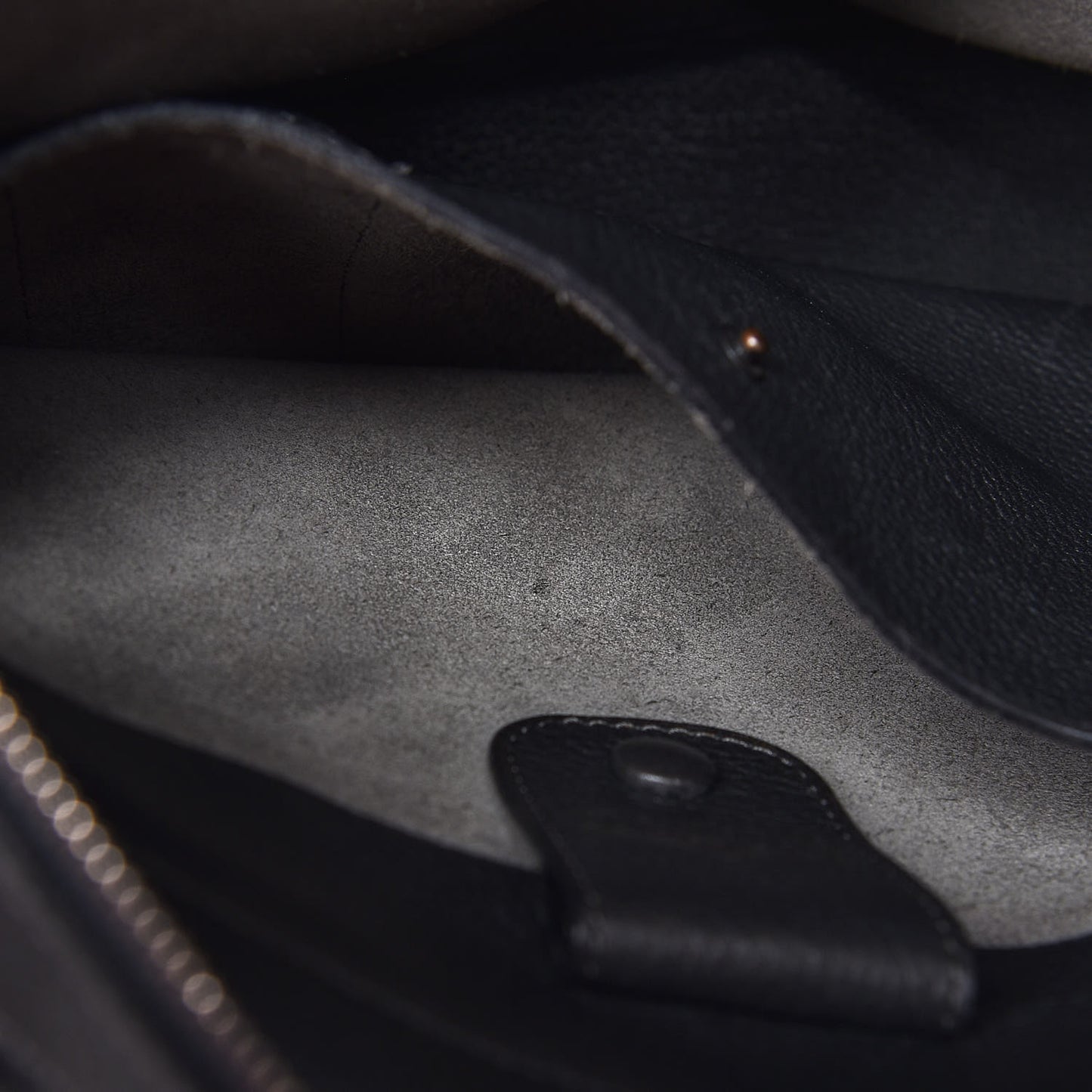 Calfskin Shoulder Bag Black