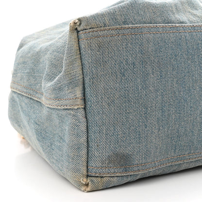 Gucci Denim Soho Chain Shoulder Bag Blue 9 of 18