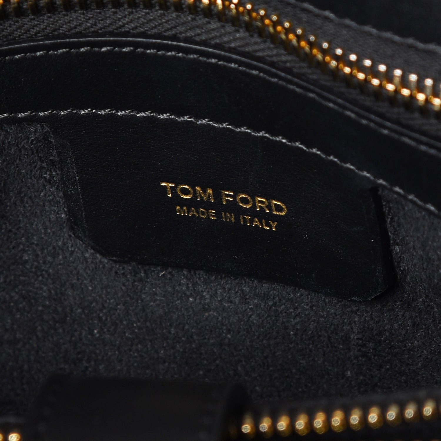 Tom Ford Smooth Calfskin Medium Icon Bag Black 8 of 12