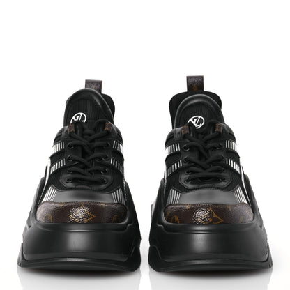 Louis Vuitton Calfskin Monogram LV Archlight 2.0 Platform Sneakers 38 Black 2 of 12