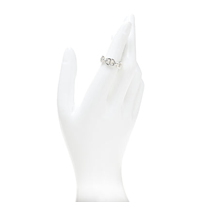 Hermes Sterling Silver PM Chaine d'Ancre Enchainee Band Ring 51 5.75 2 of 7