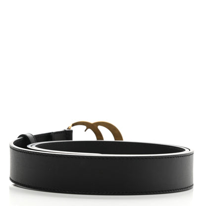 Gucci Calfskin Double G 30mm Belt 95 38 Black 2 of 6