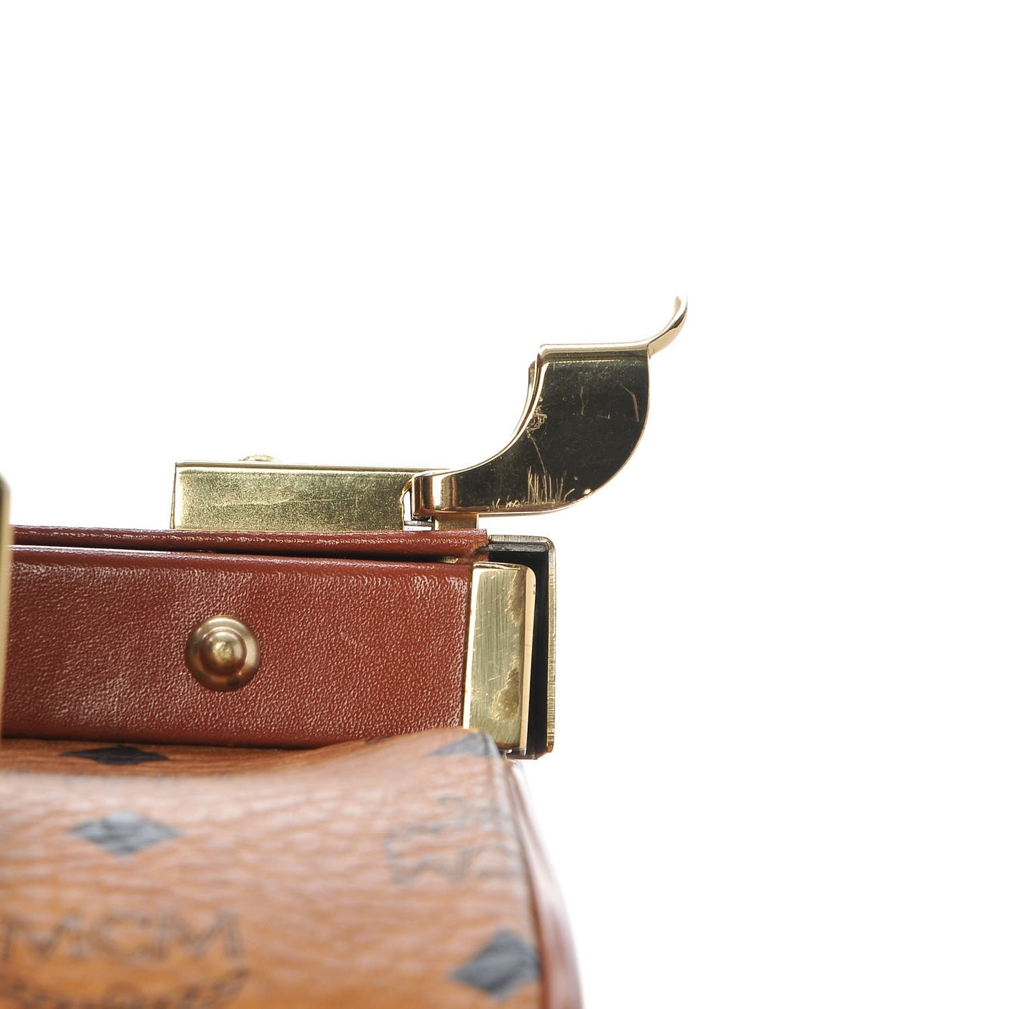 Visetos Top Handle Luggage Cognac