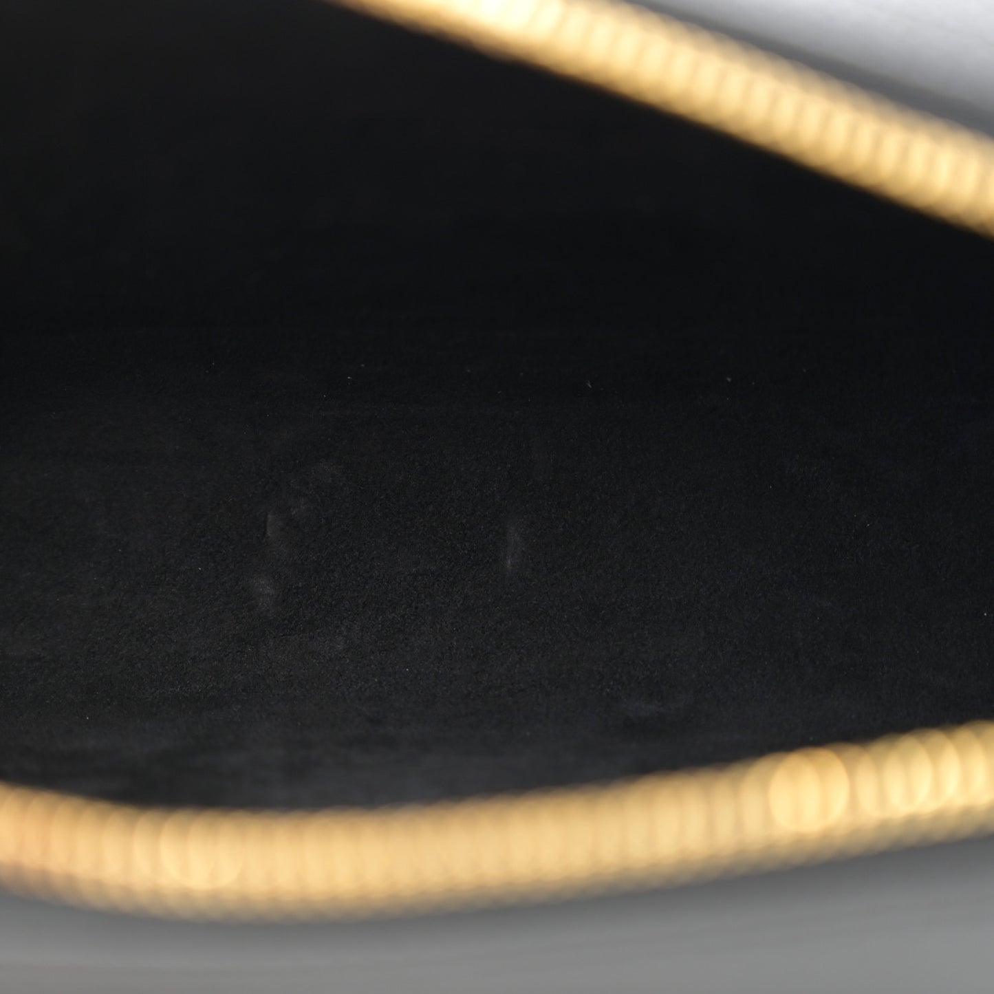 Grained Calfskin Caro Double Pouch Black