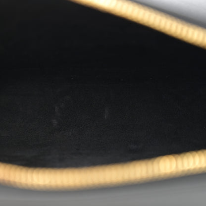 Christian Dior Grained Calfskin Caro Double Pouch Black 5 of 11