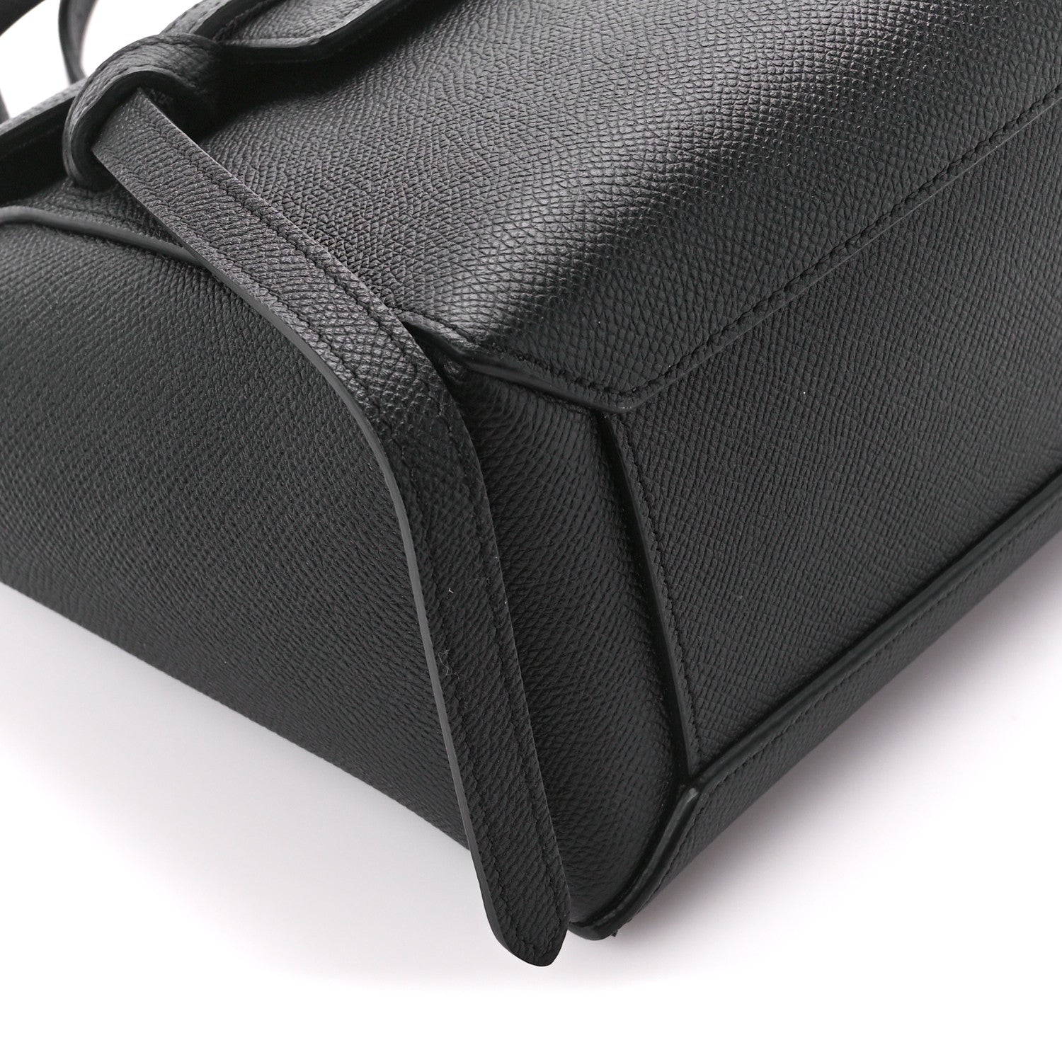 Celine Grained Calfskin Nano Belt Bag Black 9 of 11