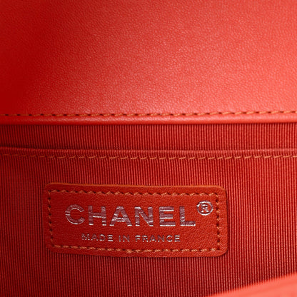 Chanel Lambskin Tweed Medium Boy Flap Coral 6 of 11