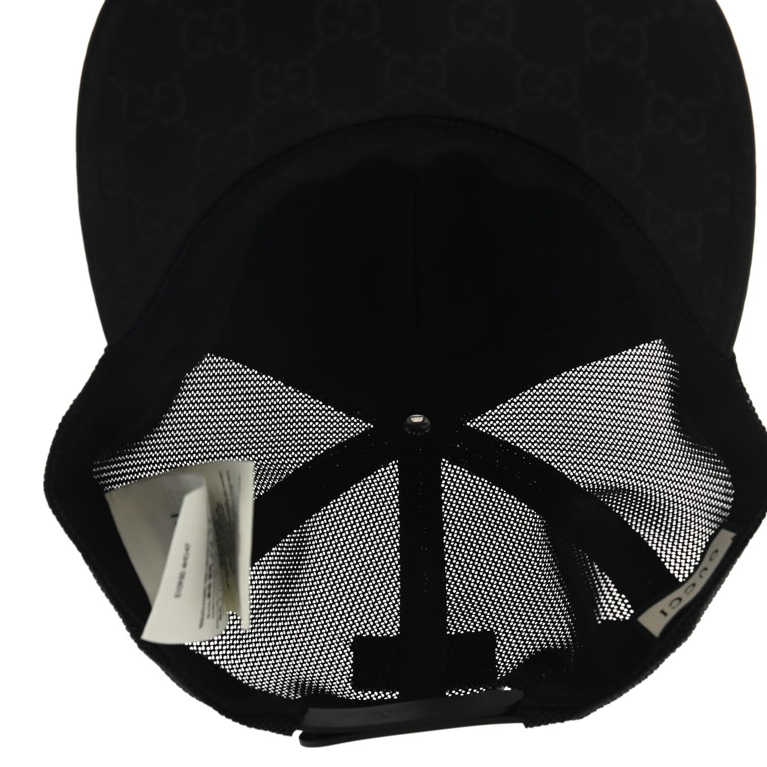 Gucci Nylon Monogram Baseball Hat M Black 3 of 4