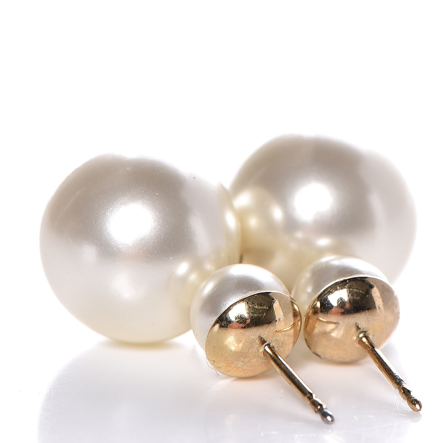 Christian Dior Pearl Mise En Dior Tribal Earrings 4 of 4