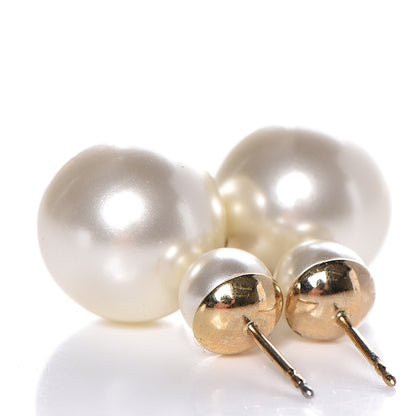 Christian Dior Pearl Mise En Dior Tribal Earrings 4 of 4