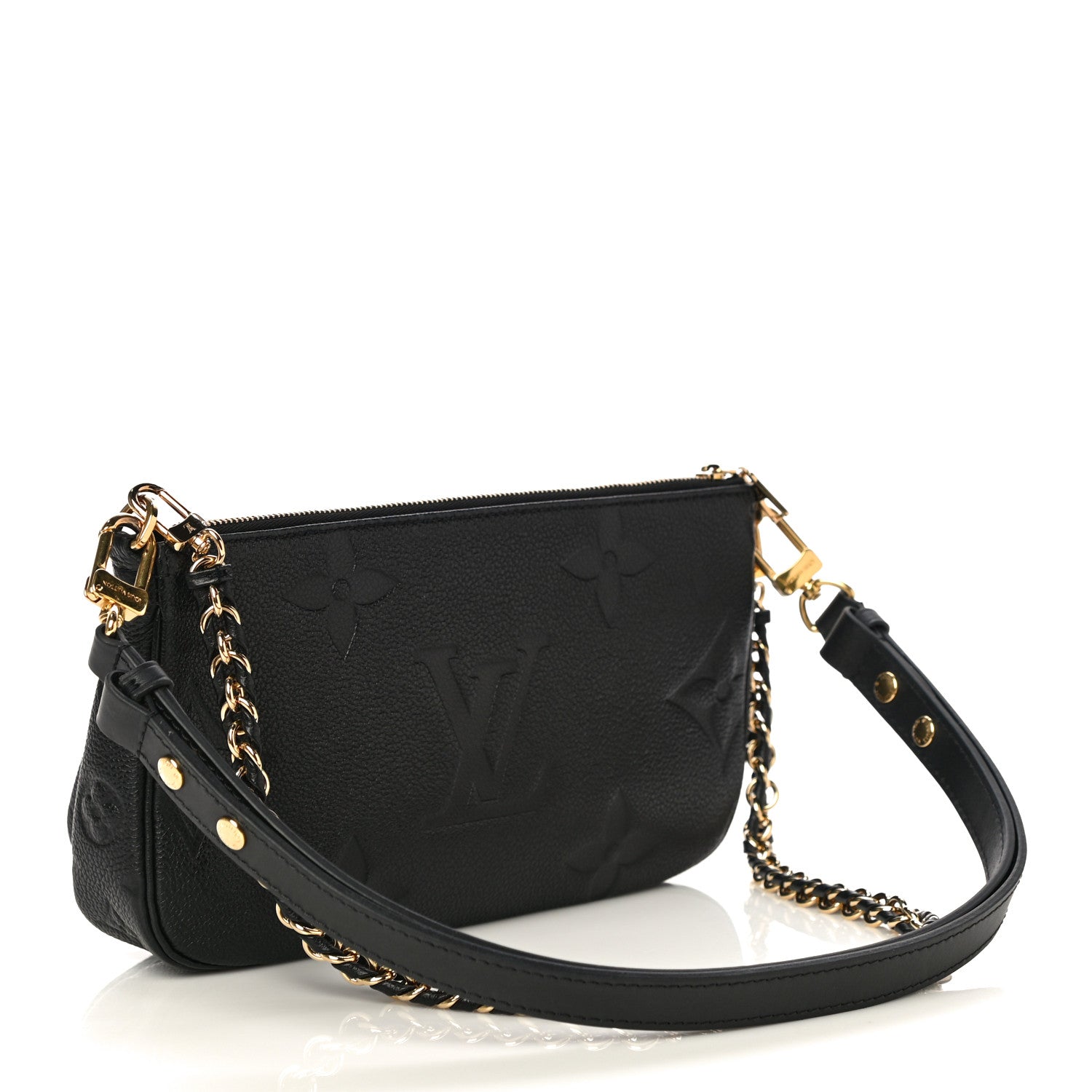 Louis Vuitton Empreinte Monogram Giant Multi Pochette Accessories Black 4 of 16