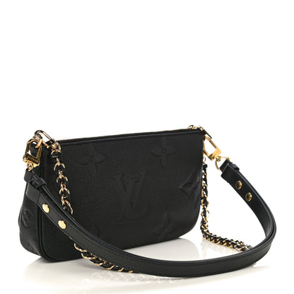 Louis Vuitton Empreinte Monogram Giant Multi Pochette Accessories Black 4 of 16