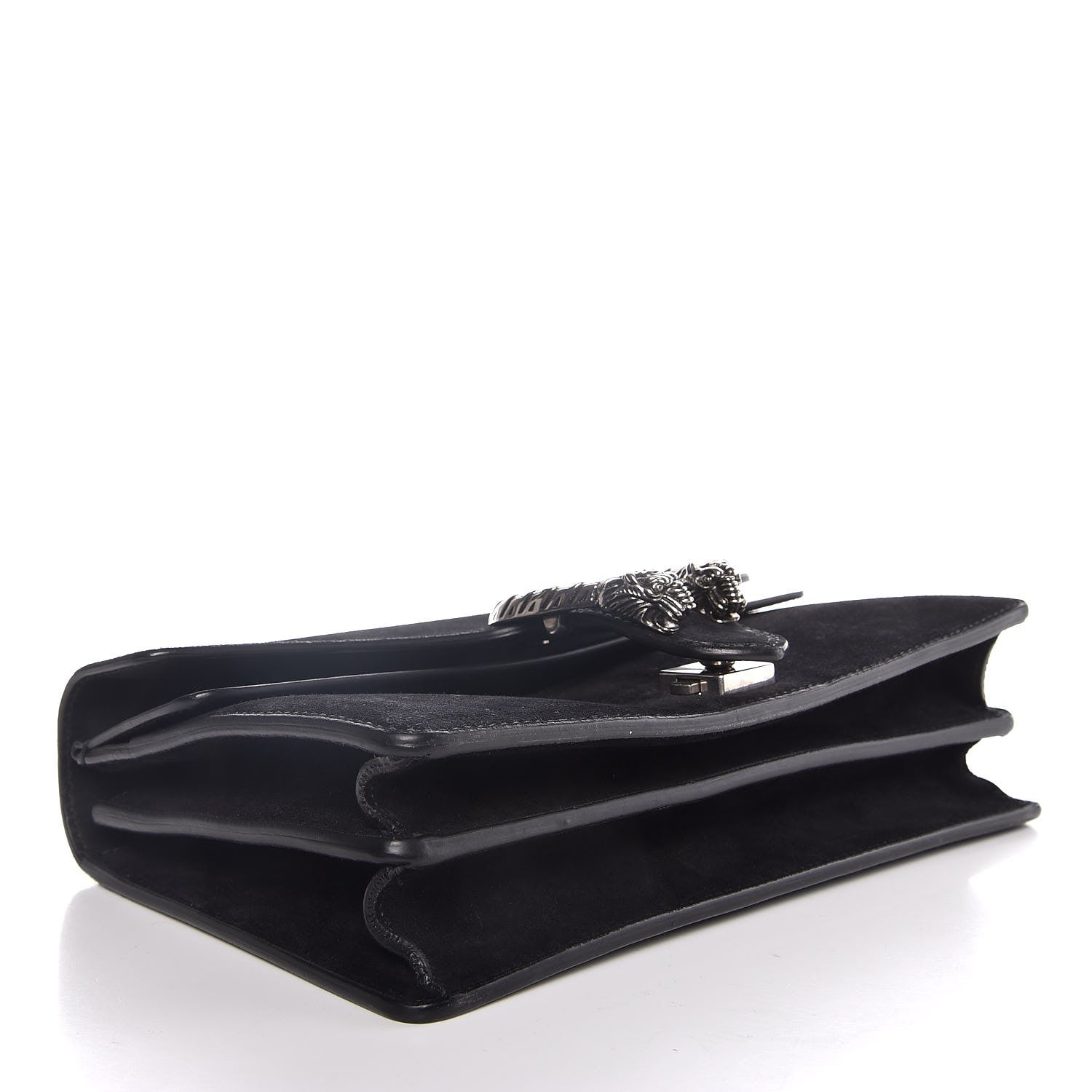 Gucci Suede Small Dionysus Shoulder Bag Black 5 of 8