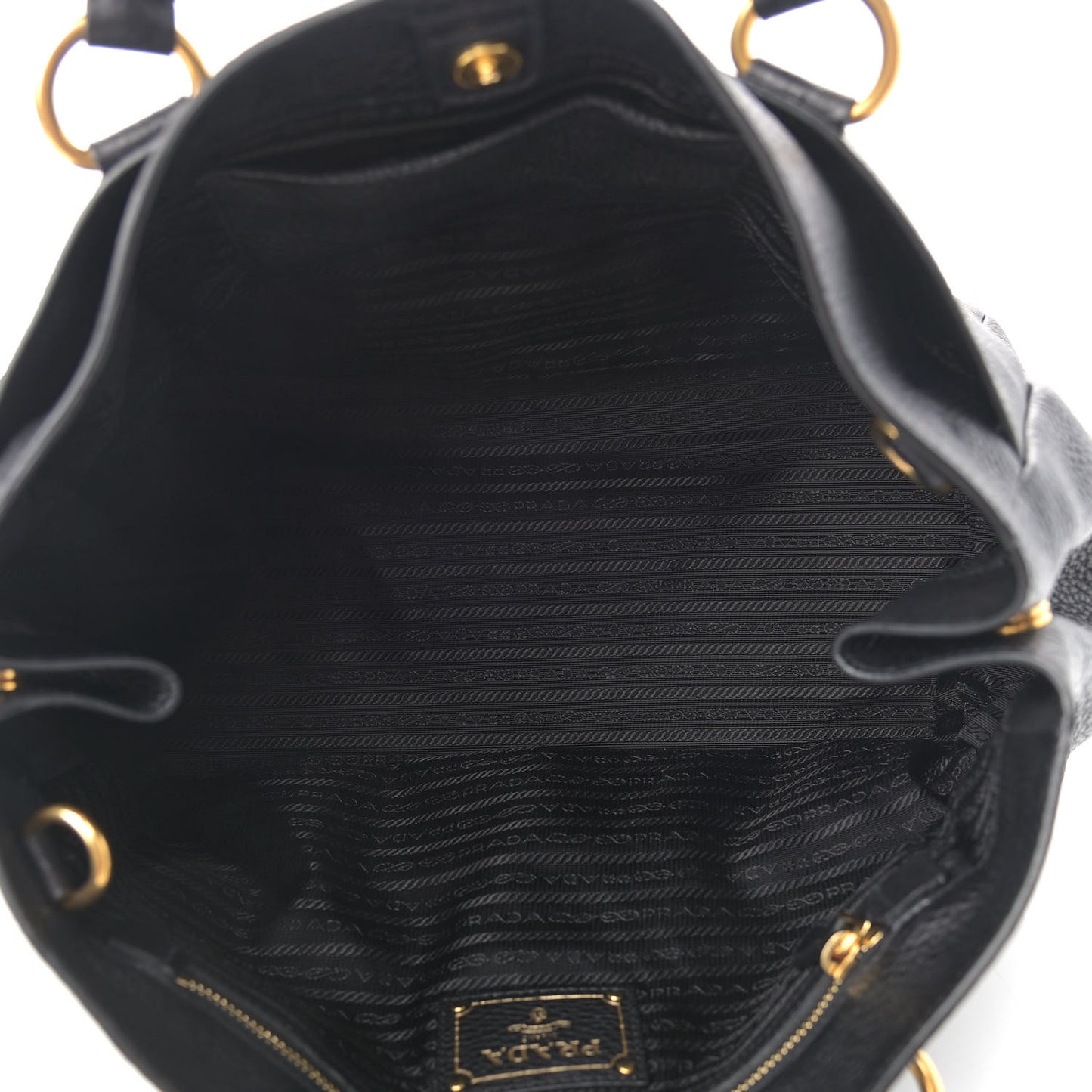 Vitello Daino Tote Black