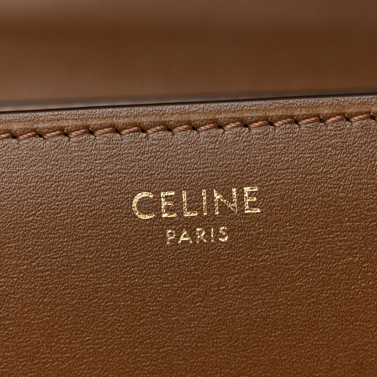 Celine Box Calfskin Medium Classic Box Flap Bag  Camel 7 of 13