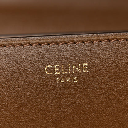 Celine Box Calfskin Medium Classic Box Flap Bag  Camel 7 of 13