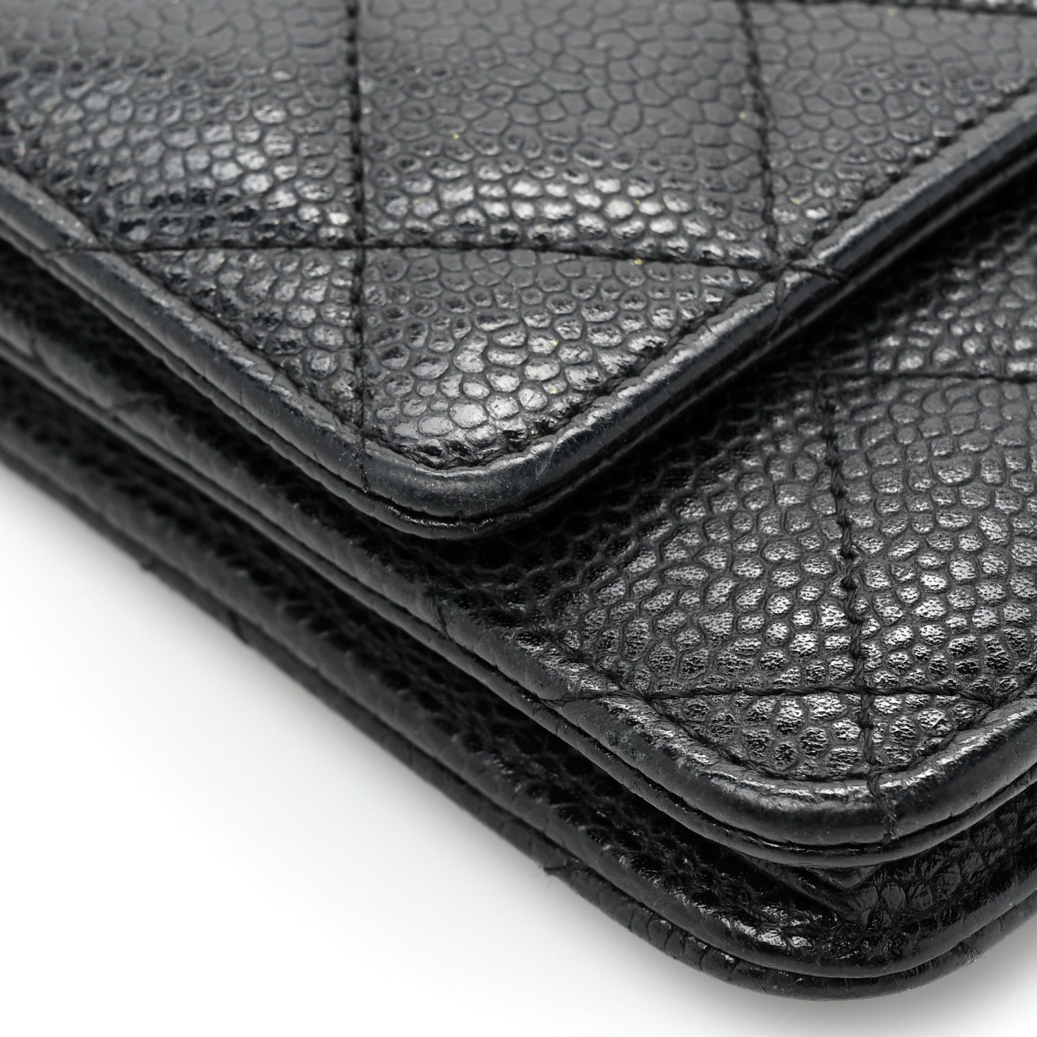 Chanel Caviar Quilted Wallet on Chain WOC Black 13 of 17