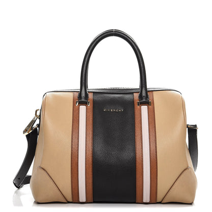 Givenchy Goatskin Colorblock Medium Lucrezia Beige Black 1 of 16