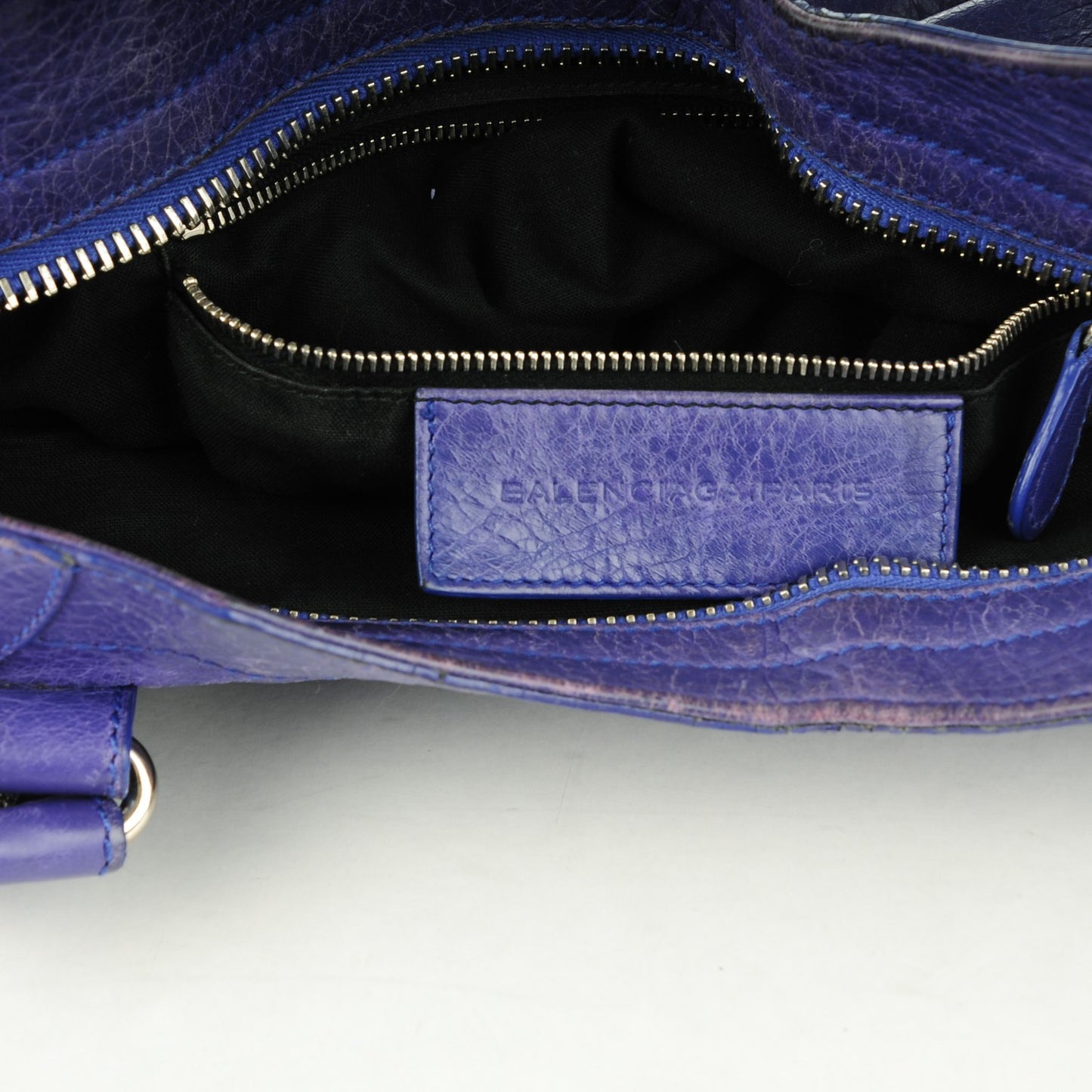 Agneau Giant 21 Silver Hardware City Bleu Lavande