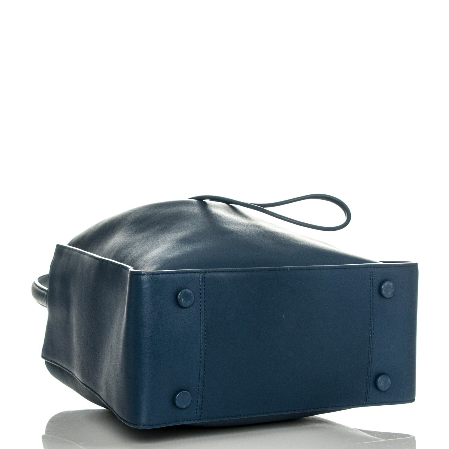 3.1 Phillip Lim 3.1 Smooth Calfskin Large Soleil Bucket Bag Midnight Blue 5 of 8