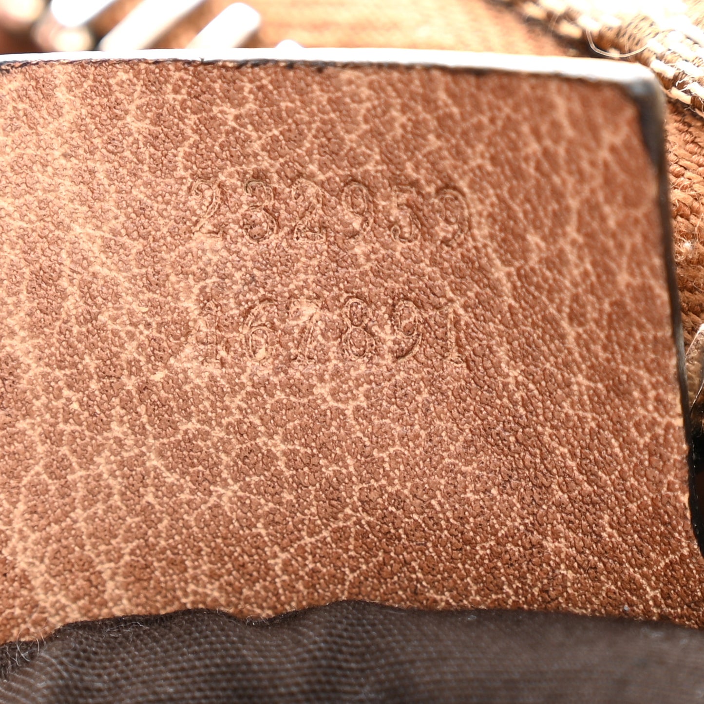 Monogram Large Bamboo Bar Tassel Shoulder Bag Brown