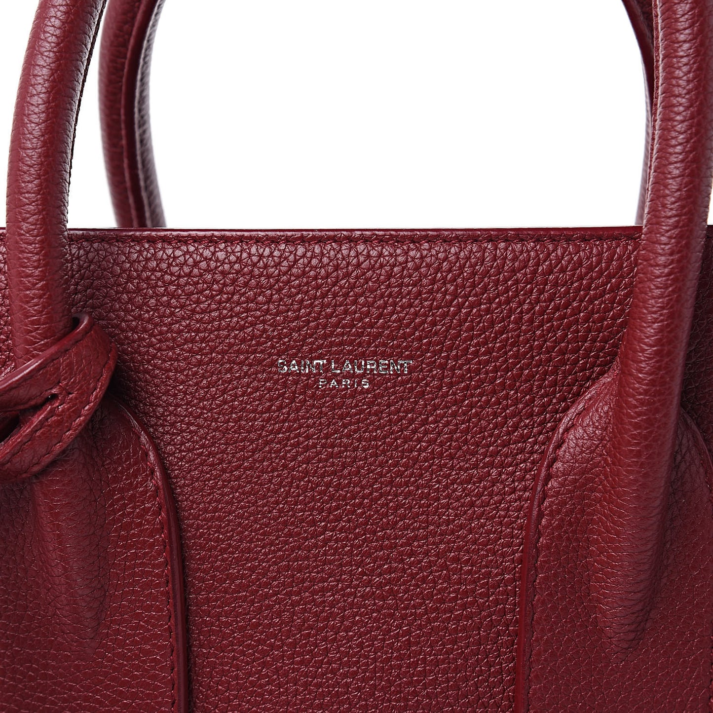 Grained Calfskin Small Supple Sac De Jour Dark Pallisandre