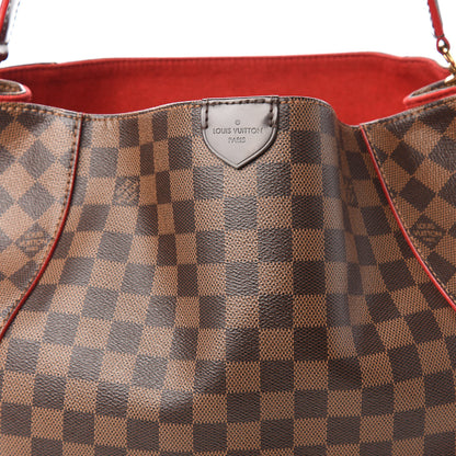 Louis Vuitton Damier Ebene Caissa Hobo Cherry 10 of 10