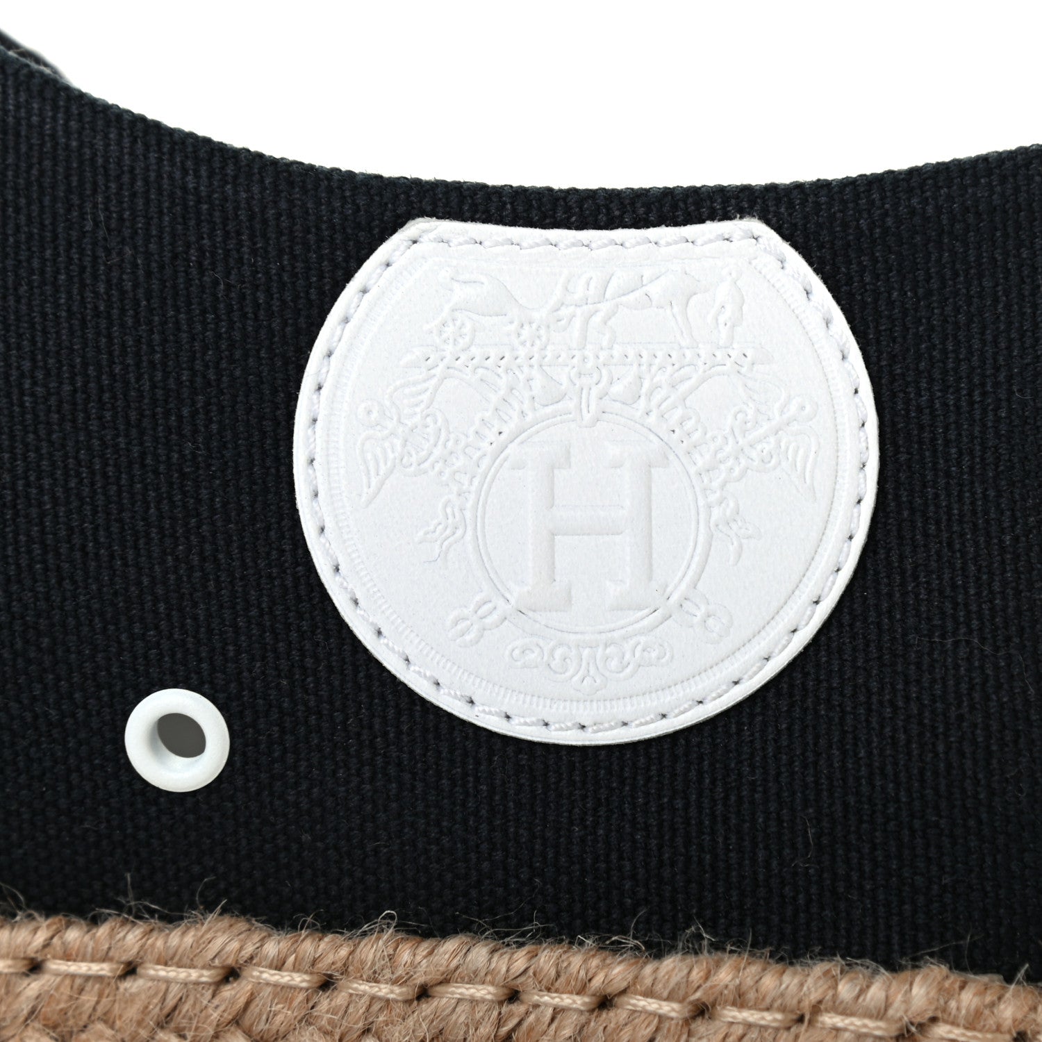 Hermes Cotton Canvas Rosa Sneakers 38 Black 8 of 8