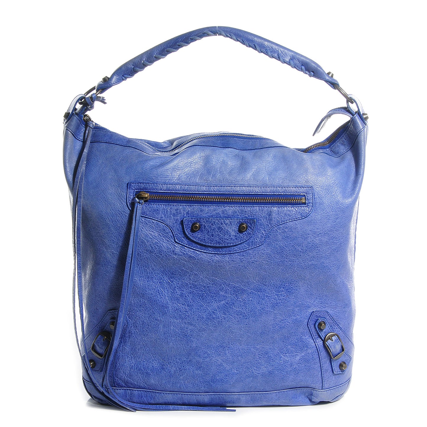 Agneau Classic Hardware Day Hobo Outremer