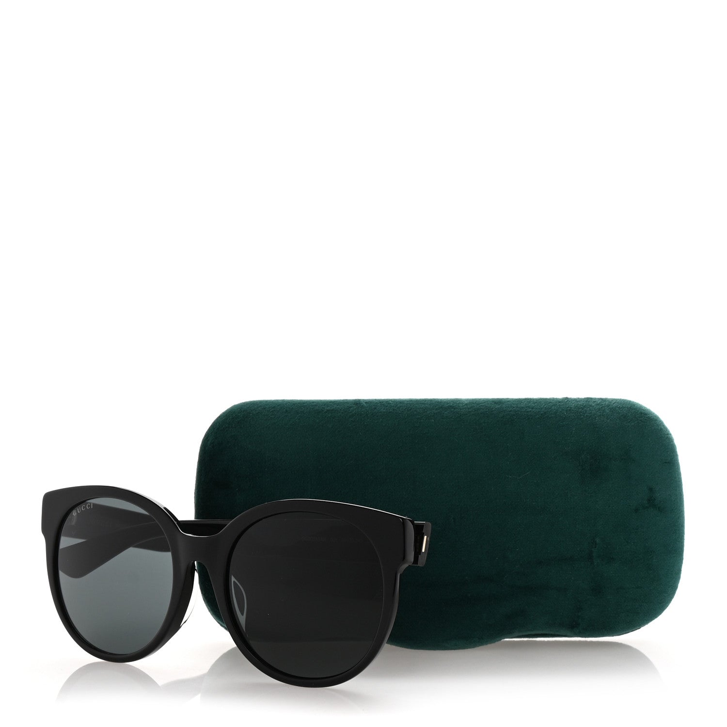 Gucci Acetate Round Sunglasses GG0035S Black 8 of 8