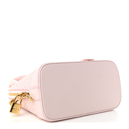 Louis Vuitton Calfskin Minigram Alma BB Light Bliss 3 of 9