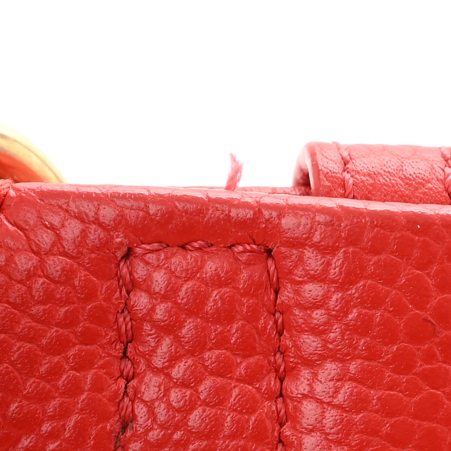 Caviar Quilted Waist Bag Red
