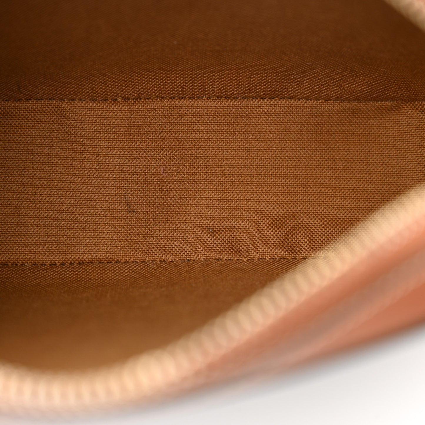 Triomphe Canvas Small Camera Bag Tan