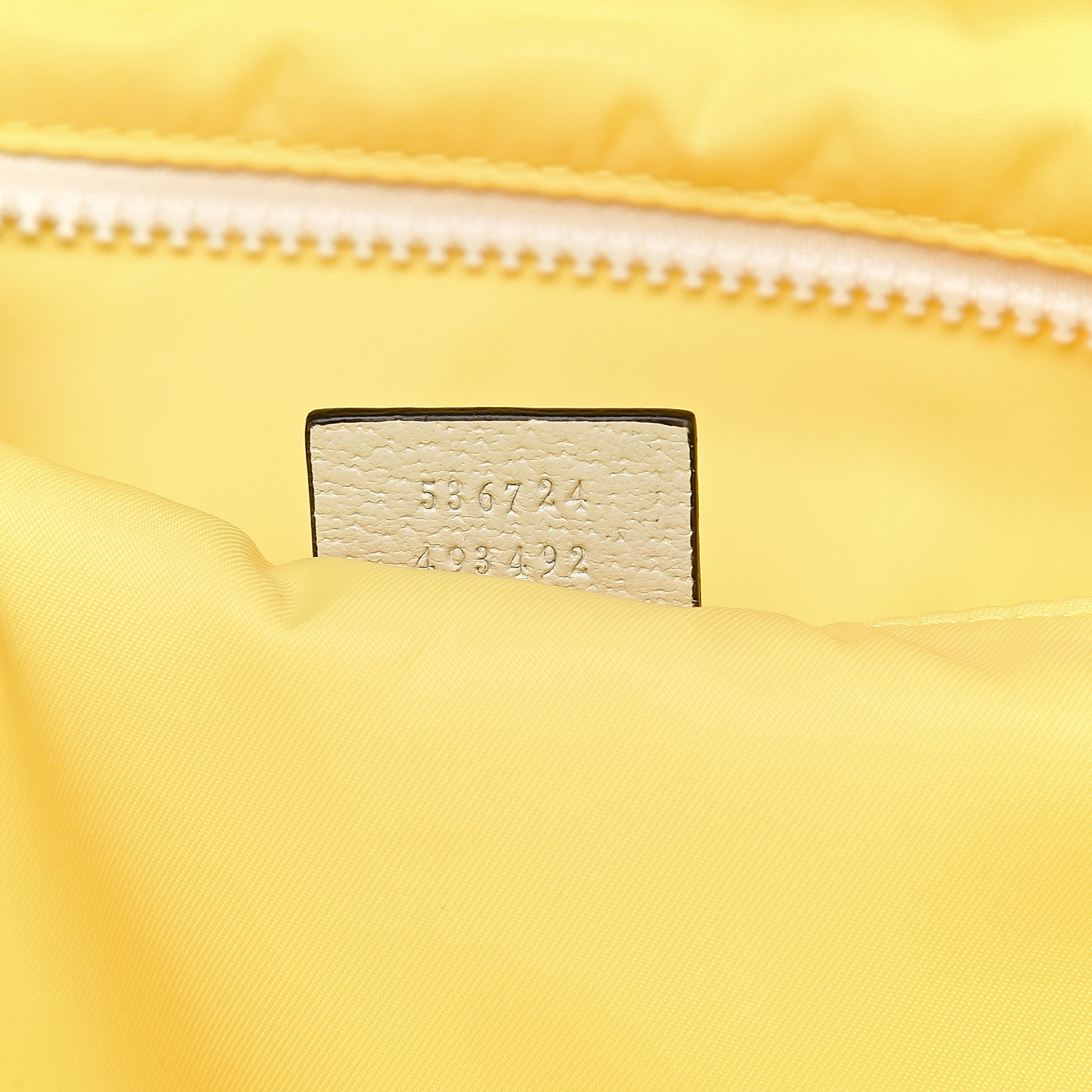 Gucci Nylon Twill Blind For Love Interlocking G Backpack Pastel Yellow Multicolor 6 of 9
