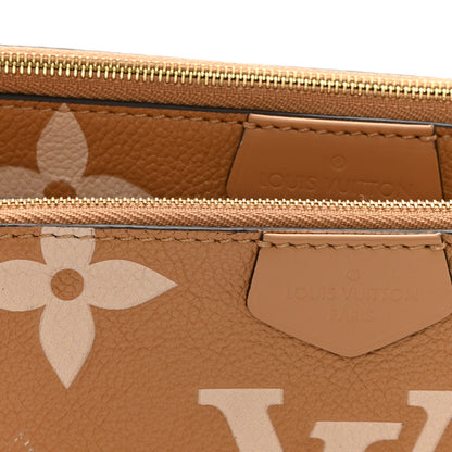 Louis Vuitton Empreinte Monogram Giant Multi Pochette Accessories Arizona Creme 13 of 16