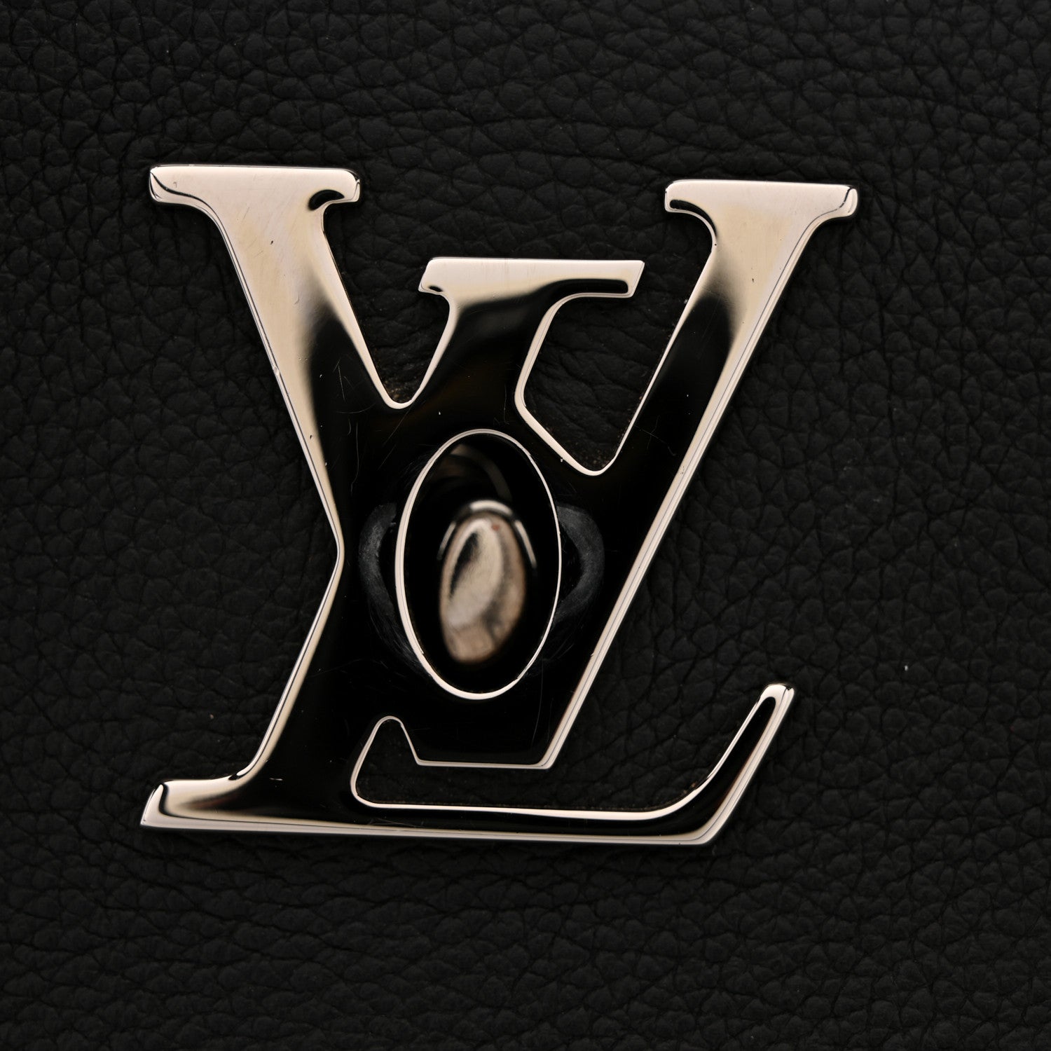 Louis Vuitton Calfskin Lockme Cabas Black 12 of 15