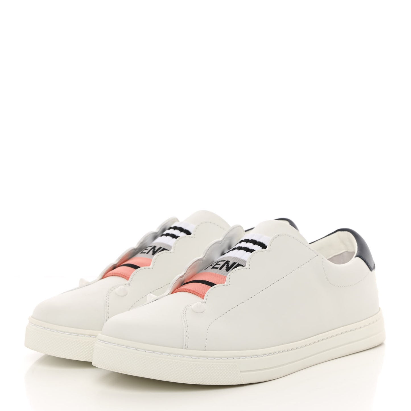 Vitello Rockoclick Slip On Sneakers 36 White Multicolor