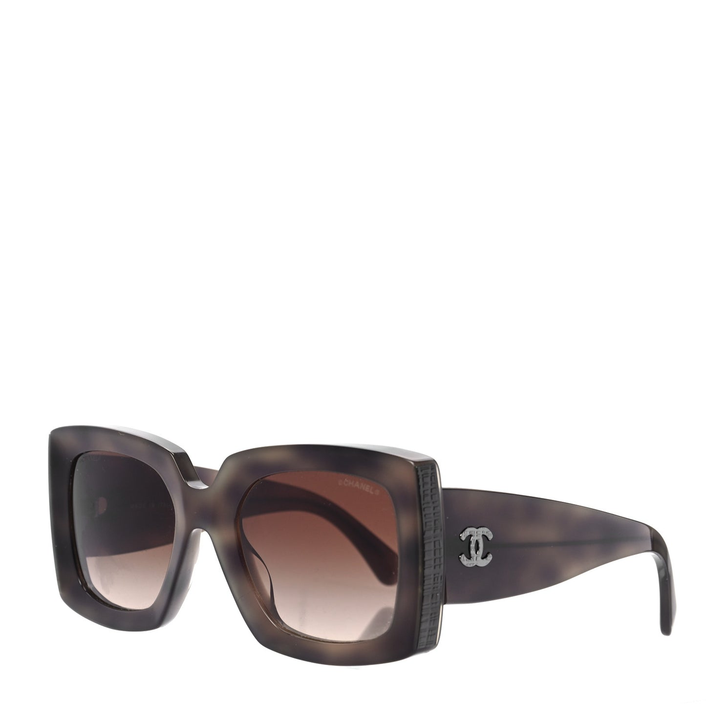 Acetate Rectangle Sunglasses 5435-A Tortoise